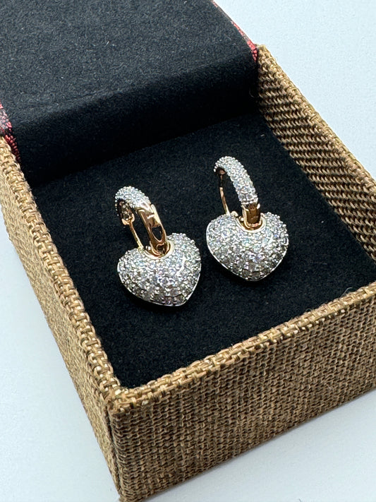 Corazon Swarovski Crystal Earrings