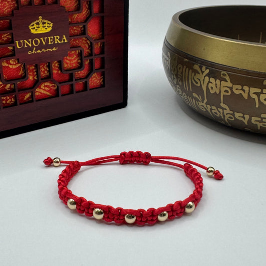 Red String with 10k ball for Strong Protection, Positivity and Love for your Little Ones