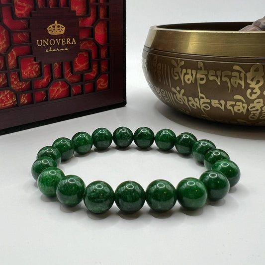 Emerald Feng Shui Charm for Prosperity & Abundance-Love-Physical Healing