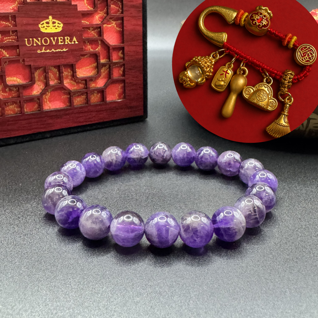 Year of the Dragon Charm w/ Free Lucky Pin for Success, Health and Balance