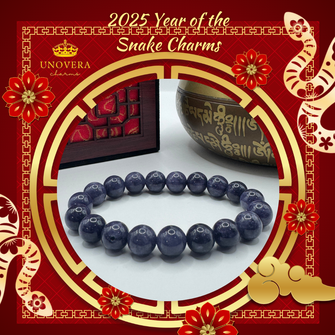 2025 Color of the Year Purple Jade for Luck, Healing & Protection