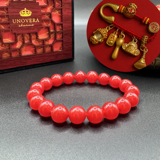 Year of the Pig Charm w/ Free Lucky Pin for Protection, Wealth & Anti-Stress