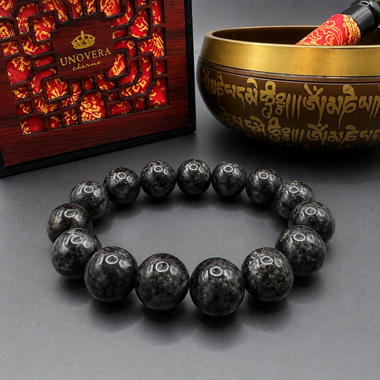 13mm Premium Black Jade for Wealth, Health & Strong Protection