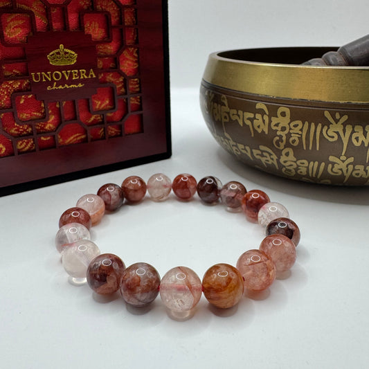 Red Fire Quartz for Energy Cleanser, Protection & Courage