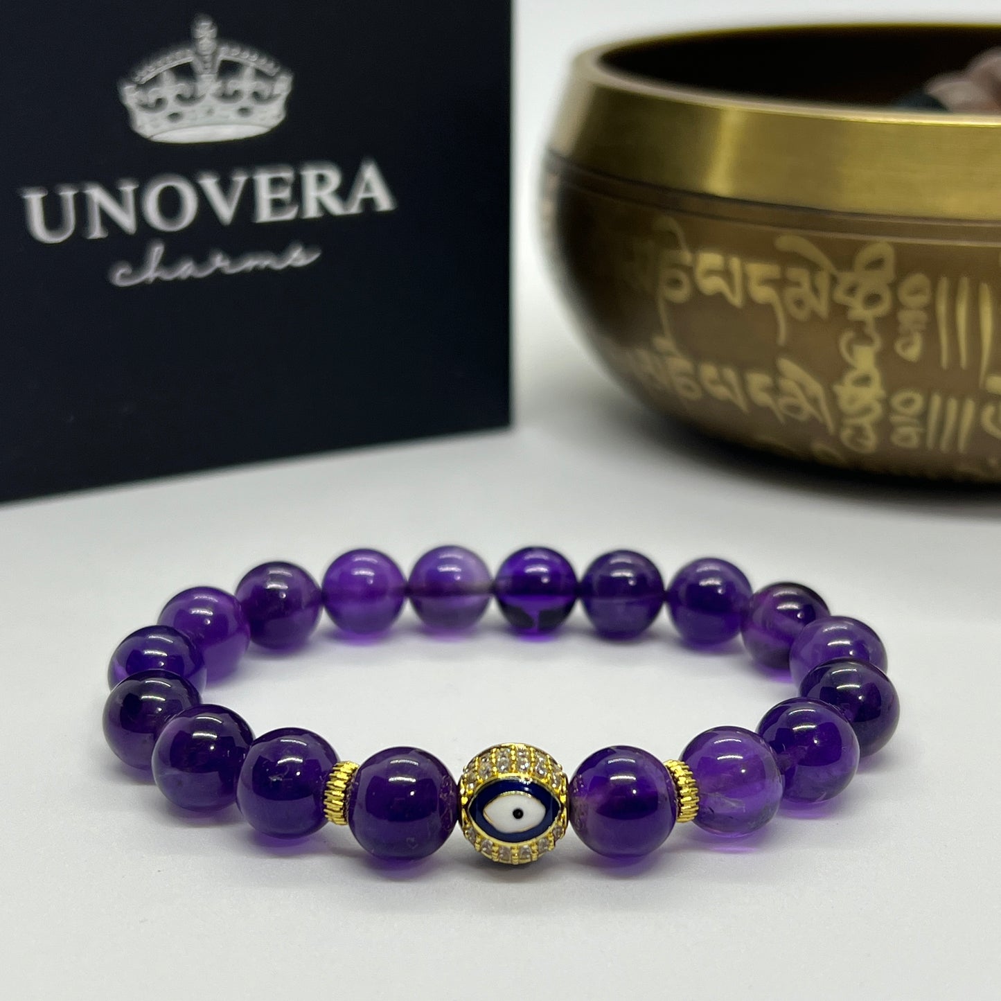 Evil Eye Bracelet for Positive Energies, Good Luck, Good Karma & Protection