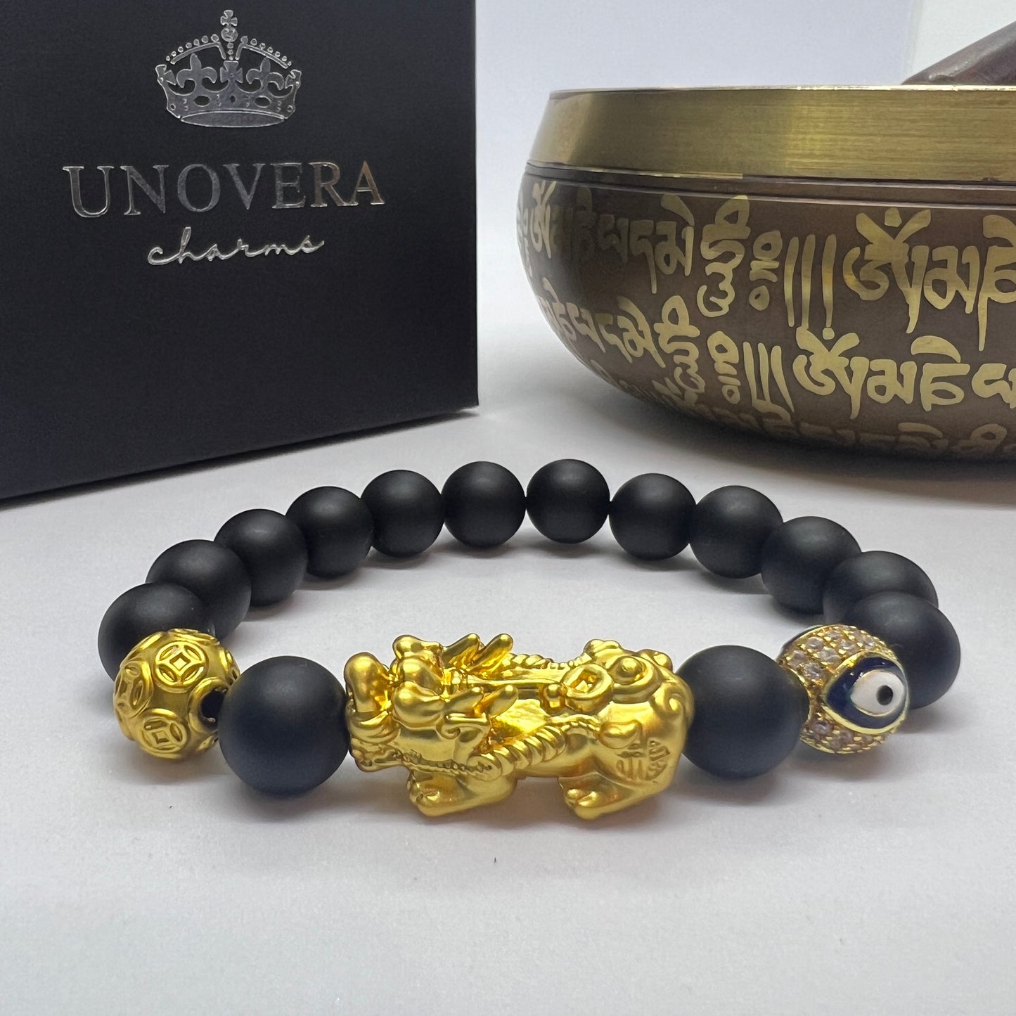 Triple Luck & Protection with Natural Authentic Hongkong Stones