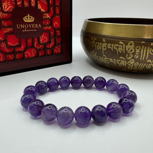 Amethyst Feng Shui Bracelet - Relieves Stress-Healing-Protection