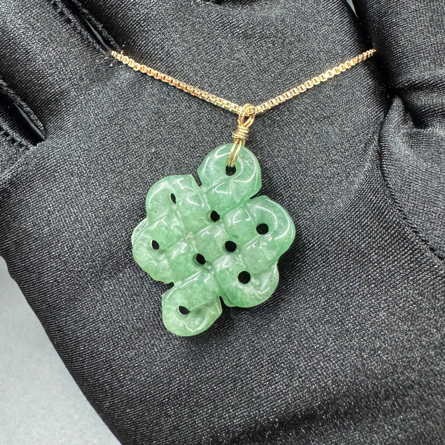 Mystic Knot Pendant Necklace for Long & Happy Life, Endless Good Fortune, Love & Longevity