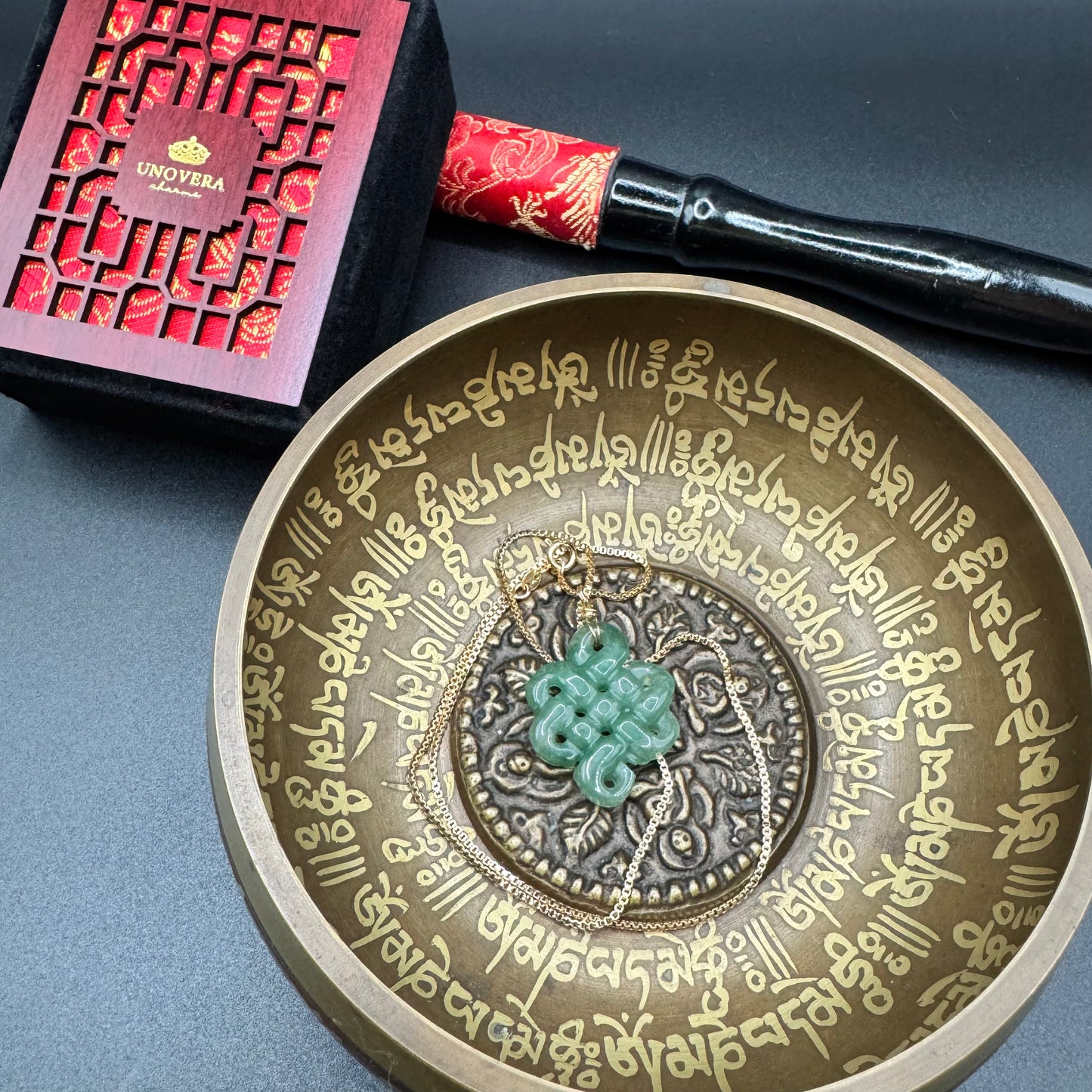 Mystic Knot Pendant Necklace for Long & Happy Life, Endless Good Fortune, Love & Longevity