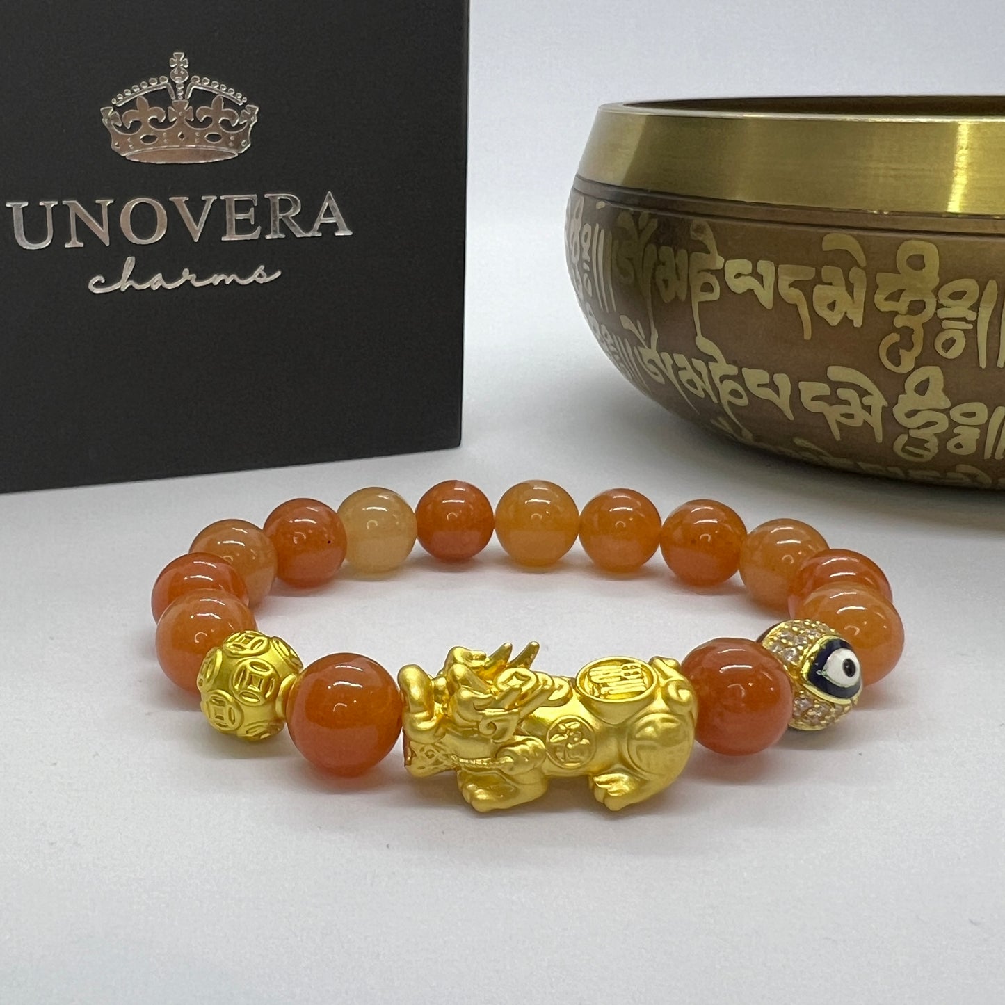 Triple Luck & Protection with Natural Authentic Hongkong Stones