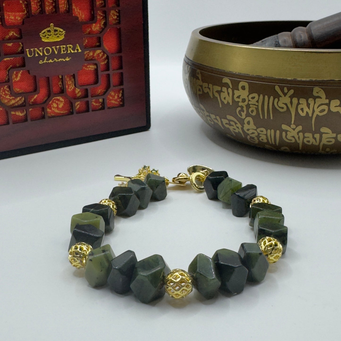 Canadian Jade w/ Moneybag and Money Tree for Longevity, Abundance & Love