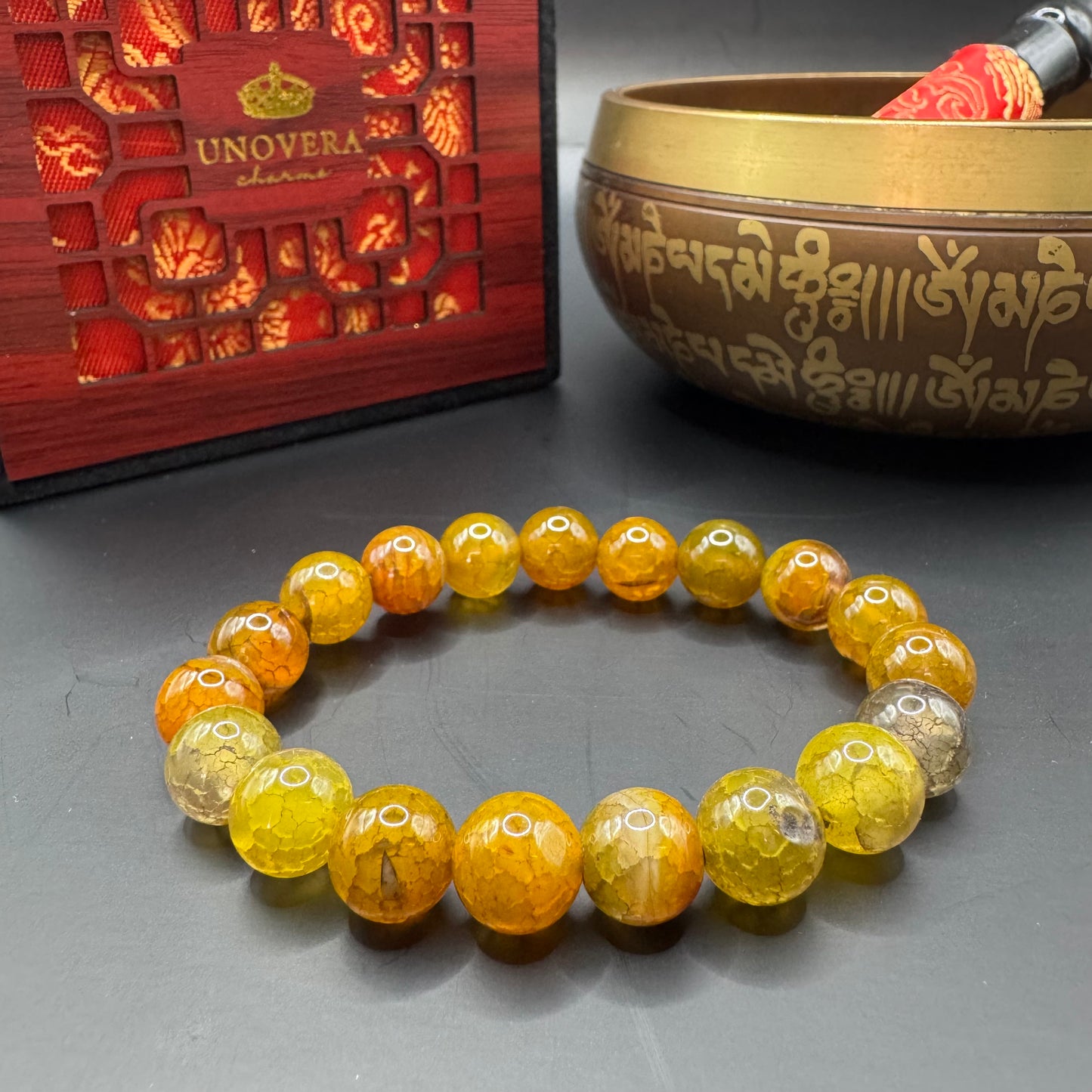 Dragon Scale Agate 10mm for Luck, Positive Energy & Protection