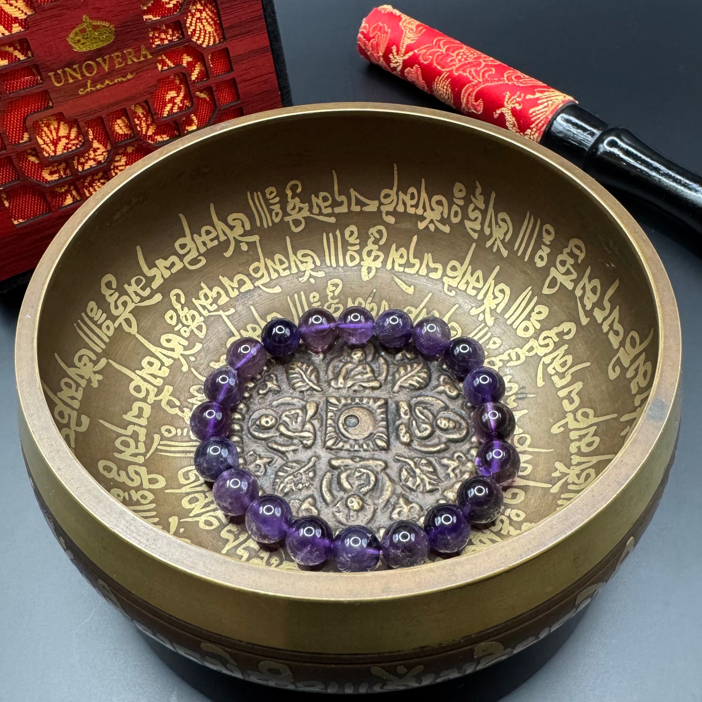 Amethyst Feng Shui Bracelet - Relieves Stress-Healing-Protection