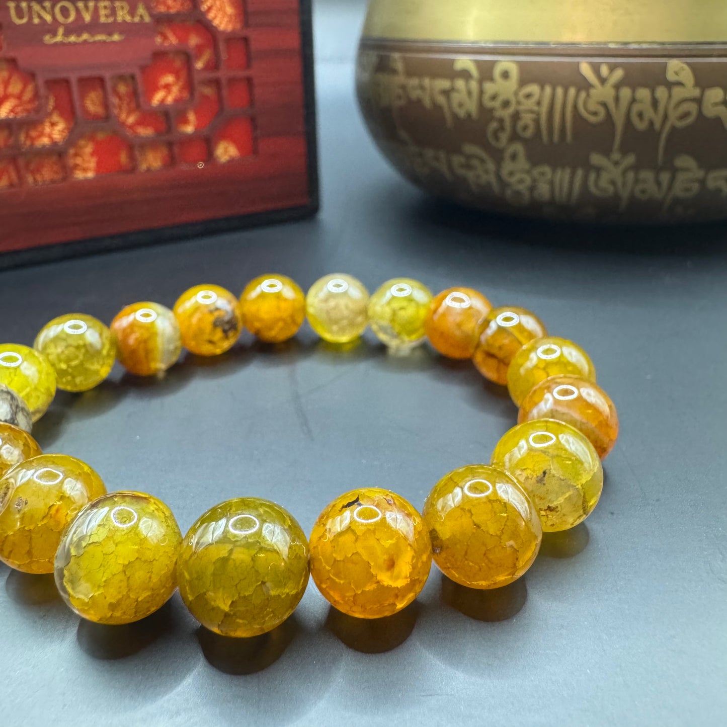 Dragon Scale Agate 10mm for Luck, Positive Energy & Protection