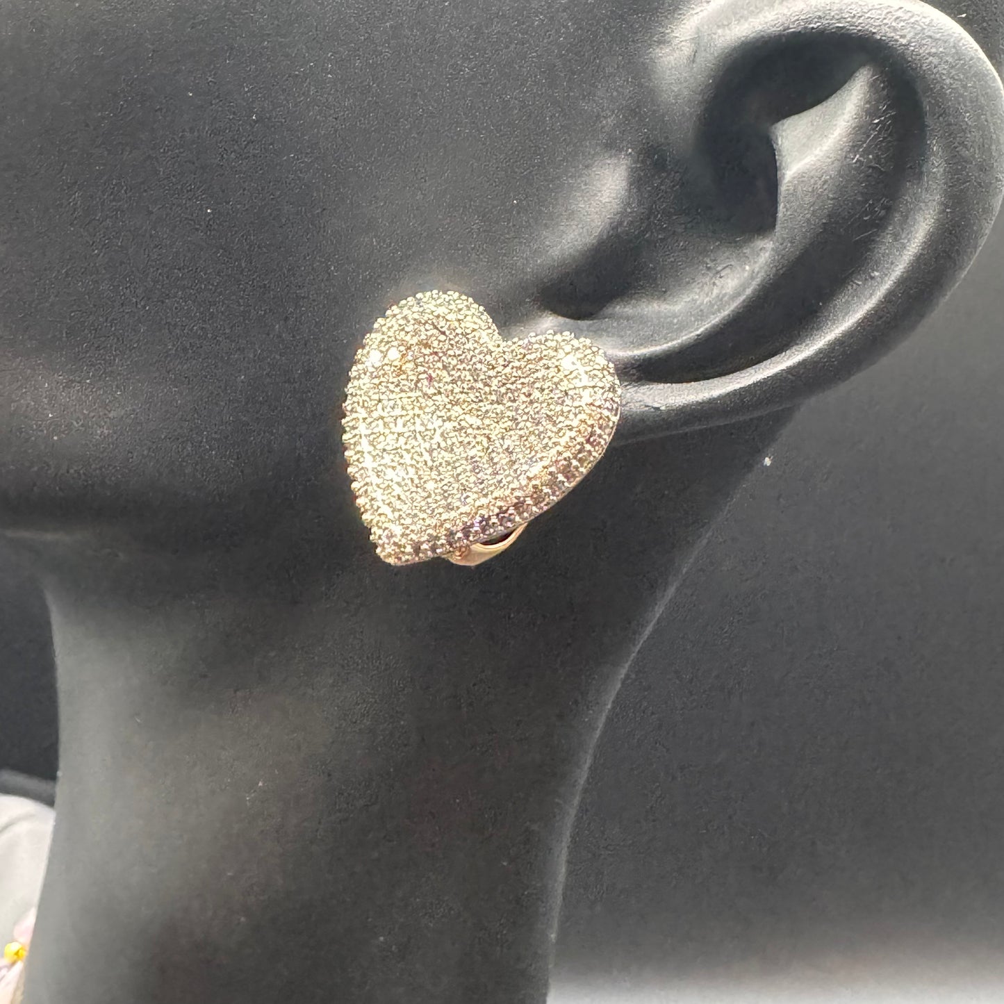 Heart Swarovski Crystal Earrings