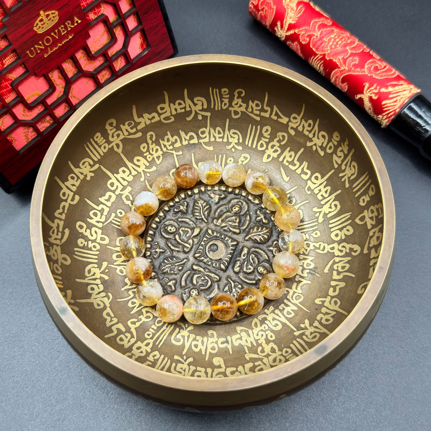 Year of the Rooster Charm w/ Free Lucky Pin for Abundance, Success & Dispel Negativity