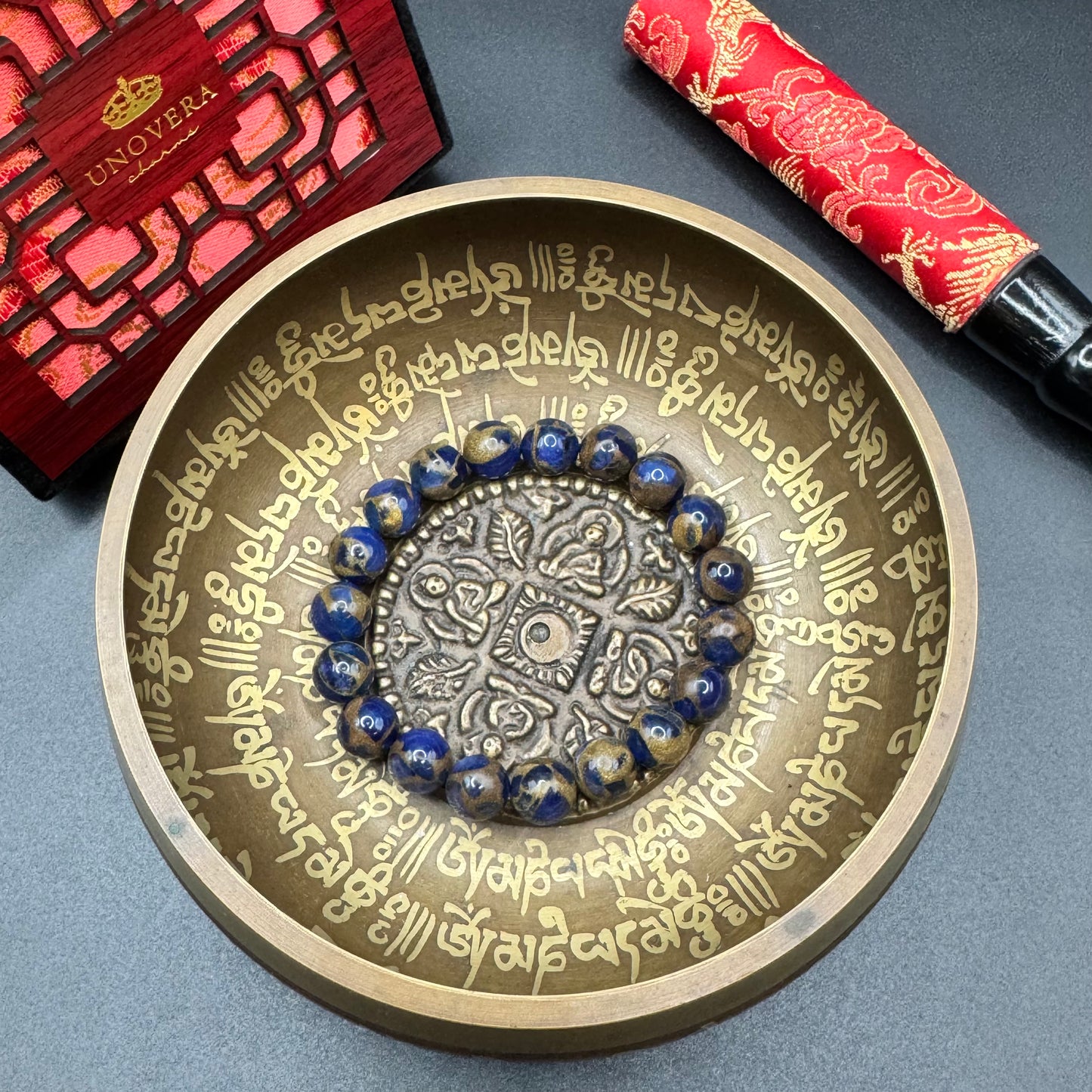 Year of the Tiger Charm w/ Free Lucky Pin for Good Health, Stress Relief